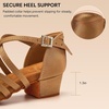 image:imageStelle Girls Latin Dance Shoes Low Heel Ballroom SalsaTan