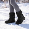 image:imageStelle Girls Snow Boots Waterproof EasyOn NonSlip Winter BootsBlack