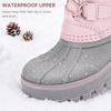 image:imageStelle Girls Snow Boots with Faux Fur Collar Kids Winter Warm BootBlush Pink