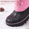 image:imageStelle Girls Snow Boots with Faux Fur Collar Kids Winter Warm BootBubblegum