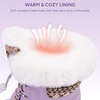 image:imageStelle Girls Snow Boots with Faux Fur Collar Kids Winter Warm BootLavender