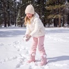 image:imageStelle Girls Snow Boots with Faux Fur Collar Kids Winter Warm BootLight Pink