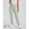 image:imageStelle Womens Golf Pants Stretch Business Casual Work Slacks 78 AnkleSage Mist
