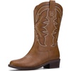 image:imageStelle Cowgirl Boots for Girls Kids Boys Cowboy BootsChestnut