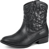 image:imageStelle Girls Glitter Cowgirl Boots Toddler Kids Cowboy BootsBlack