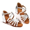 image:imageStelle Girls Latin Dance Shoes Low Heel Ballroom SalsaSilver