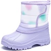 image:imageStelle Girls Snow Boots Waterproof EasyOn NonSlip Winter BootsTie Dye Lavender