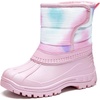 image:imageStelle Girls Snow Boots Waterproof EasyOn NonSlip Winter BootsTie Dye Marshmallow
