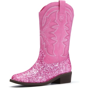 image:imageStelle Cowgirl Boots for Girls Kids Boys Cowboy BootsPink Glitter