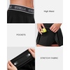 image:imageStelle Women High Waisted Tennis Skirt with Pockets Golf Athletic SkortsBlack