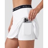 image:imageStelle Women High Waisted Tennis Skirt with Pockets Golf Athletic SkortsWhite