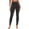 image:imageStelle Workout Ribbed Women Seamless High Waist Yoga Leggings for AthleticBlack