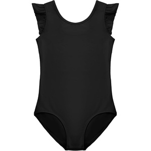 image:imageStelle Ballet Leotards for Girls Ruffle Sleeve Gymnastics Dancewear 214YBlack