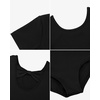 image:imageStelle Ballet Leotards for Girls Short Sleeve Gymnastics Dancewear 214YBlack