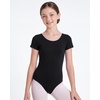 image:imageStelle Ballet Leotards for Girls Short Sleeve Gymnastics Dancewear 214YBlack