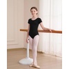image:imageStelle Ballet Leotards for Girls Short Sleeve Gymnastics Dancewear 214YBlack