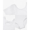 image:imageStelle Ballet Leotards for Girls Short Sleeve Gymnastics Dancewear 214YWhite