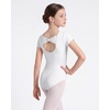 image:imageStelle Ballet Leotards for Girls Short Sleeve Gymnastics Dancewear 214YWhite