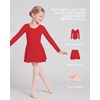 image:imageStelle Girls Ballet Leotards Dance Outfits with Skirt and Footed Tights04redlong Sleeve