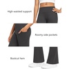 image:imageStelle Girls Fleece Lined Leggings with Hidden Pocket High Waisted PantsCharcoal