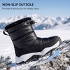image:imageStelle Toddler Girls Snow Boots Lightweight PullOn Winter BootsBlack