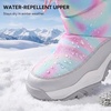 image:imageStelle Toddler Girls Snow Boots Lightweight PullOn Winter BootsRainbow