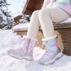 image:imageStelle Toddler Girls Snow Boots Lightweight PullOn Winter BootsRainbow