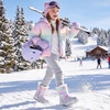 image:imageStelle Toddler Girls Snow Boots Lightweight PullOn Winter BootsRainbow