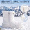 image:imageStelle Toddler Girls Snow Boots Lightweight PullOn Winter BootsWhite