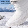 image:imageStelle Toddler Girls Snow Boots Lightweight PullOn Winter BootsWhite