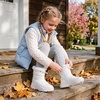 image:imageStelle Toddler Girls Snow Boots Lightweight PullOn Winter BootsWhite
