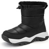 image:imageStelle Toddler Girls Snow Boots Lightweight PullOn Winter BootsBlack