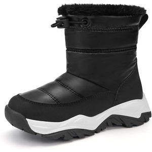 image:imageStelle Toddler Girls Snow Boots Lightweight PullOn Winter BootsBlack