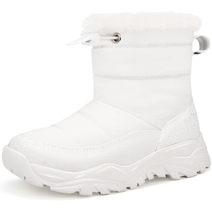 image:imageStelle Toddler Girls Snow Boots Lightweight PullOn Winter BootsWhite
