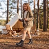 image:imageStelle Combat Boots for Girls Star Print Boots with Lace Up Side ZipperBlack
