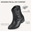 image:imageStelle Girls Glitter Cowgirl Boots Kids Boys Cowboy BootsBlack