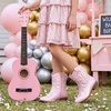 image:imageStelle Girls Glitter Cowgirl Boots Kids Boys Cowboy BootsPearl Pink