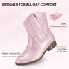 image:imageStelle Girls Glitter Cowgirl Boots Kids Boys Cowboy BootsPearl Pink