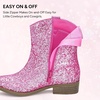image:imageStelle Girls Glitter Cowgirl Boots Kids Boys Cowboy BootsPink Glitter