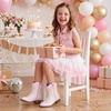 image:imageStelle Girls Glitter Cowgirl Boots Kids Boys Cowboy BootsPink Ombre Glitter