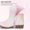 image:imageStelle Girls Glitter Cowgirl Boots Kids Boys Cowboy BootsPink Ombre Glitter