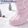 image:imageStelle Kids Snow Boots with hookamploop Girls Boys Winter Warm BootsPink