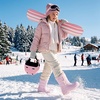 image:imageStelle Kids Snow Boots with hookamploop Girls Boys Winter Warm BootsPink
