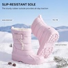 image:imageStelle Kids Snow Boots with hookamploop Girls Boys Winter Warm BootsPink