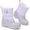 image:imageStelle Kids Snow Boots with hookamploop Girls Boys Winter Warm BootsLavender