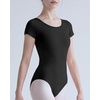 image:imageStelle Ballet Leotard for Women Twist Back Short Sleeve DancewearBlack