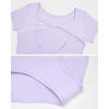 image:imageStelle Ballet Leotard for Women Twist Back Short Sleeve DancewearLavender