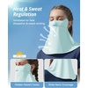 image:imageStelle UPF 50 UV Face Mask Cooling Neck Gaiter Breathable Sun CoverLight Blue
