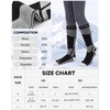 image:imageStelle Wool Ski Socks for Kids Men Women Winter Warm Knee High Socks3 Black