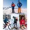 image:imageStelle Wool Ski Socks for Kids Men Women Winter Warm Knee High SocksBlack